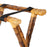 Tortoise Rattan Bamboo Luggage Stand