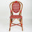 Red, Black and Grey Mediterranean Bistro Chair (Etoile)