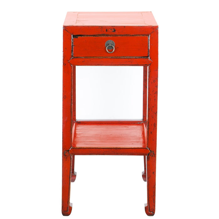 Red Side Table  