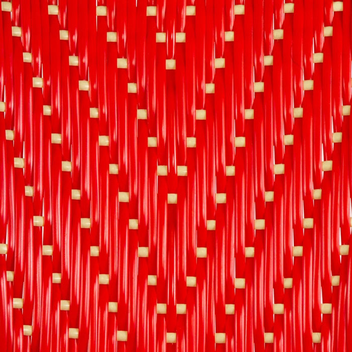 Red and Cream Mediterranean Bistro Chair (L)