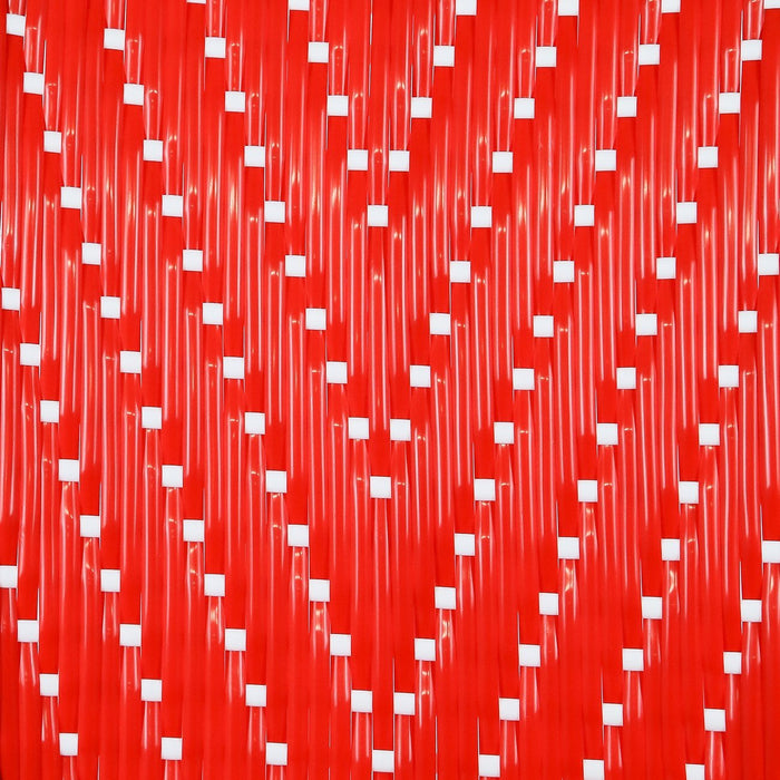 Red & White Mediterranean Bistro Chair (L)