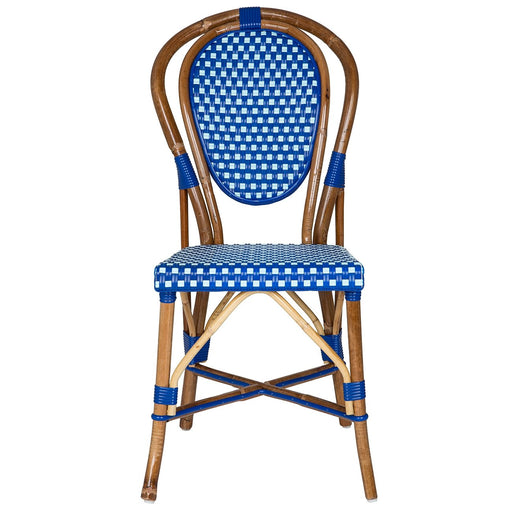 Blue & Azure Mediterranean Bistro Chair (E)