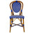 Royal Blue & Cream Mediterranean Bistro Chair (E)