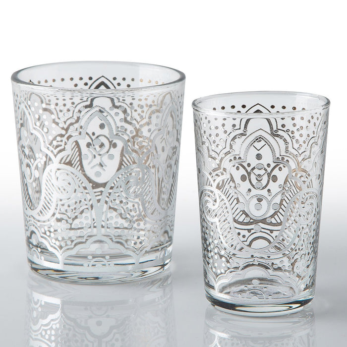 Silver El Kef Moroccan Tea Glass (Large)