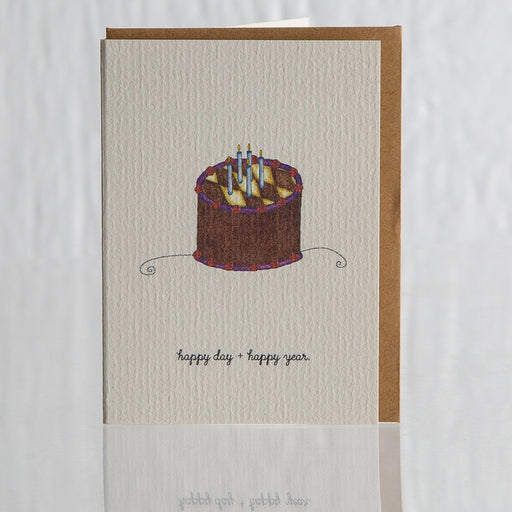 Small Recycled Happy Day Greeting Card