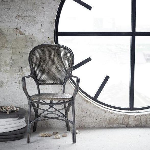 Taupe Rossini Bistro Armchair