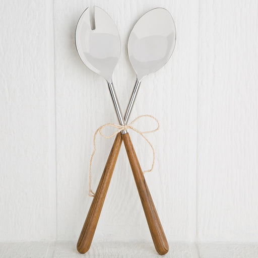 Teak Wood Salad Servers 