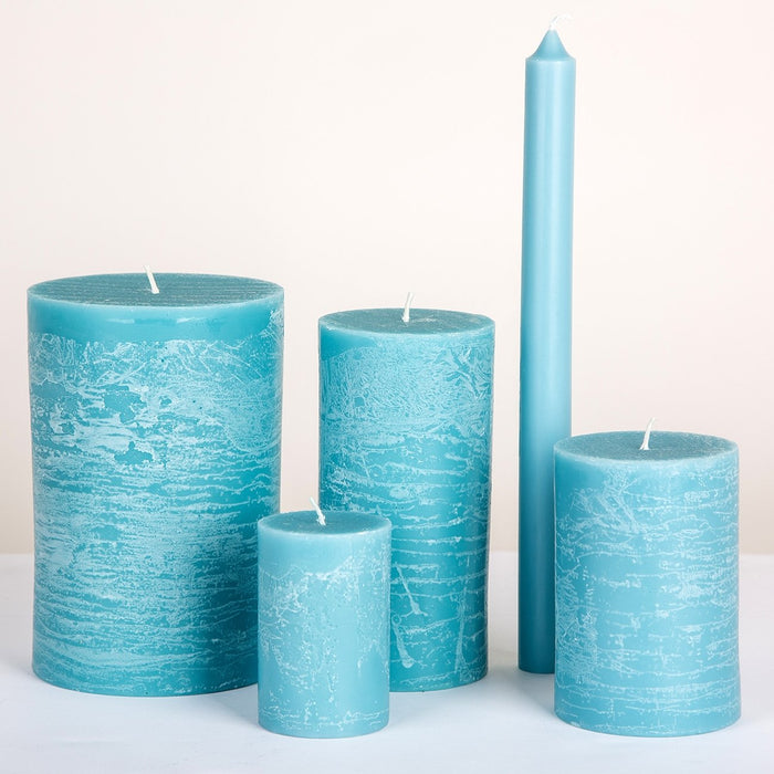 Turquoise (18hr) Pillar Candle 