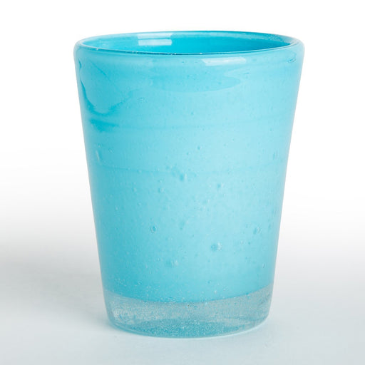 Cyan Handmade Memento Matera Glass Tumbler (Opaque)