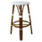 White Mediterranean Bistro Bar Stool (29" h) (E)