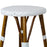 White Counter Height Mediterranean Bistro Bar Stool (29" h) (E)