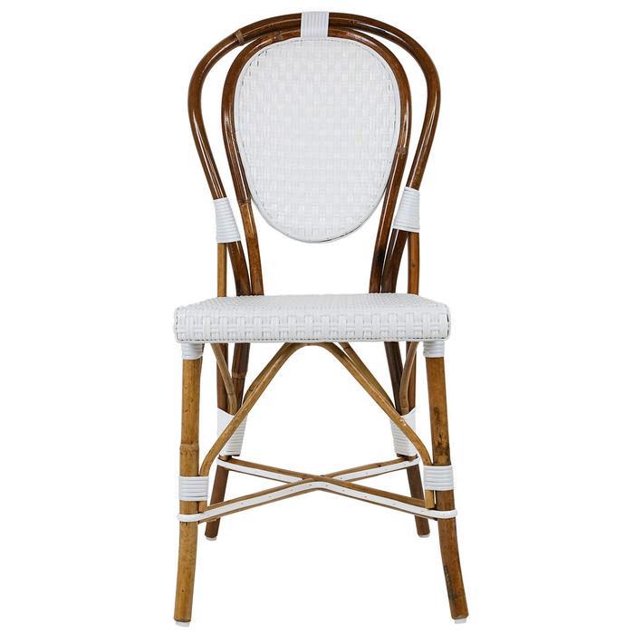 White Mediterranean Bistro Chair (E)