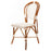 White and Azure Mediterranean Bistro Chair (L)