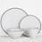 White and Black Ceramic Cereal Bowl