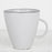 White and Black Ceramic Coffee Mug 