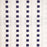 White and Blue Mediterranean Armless Bistro Bench 42"