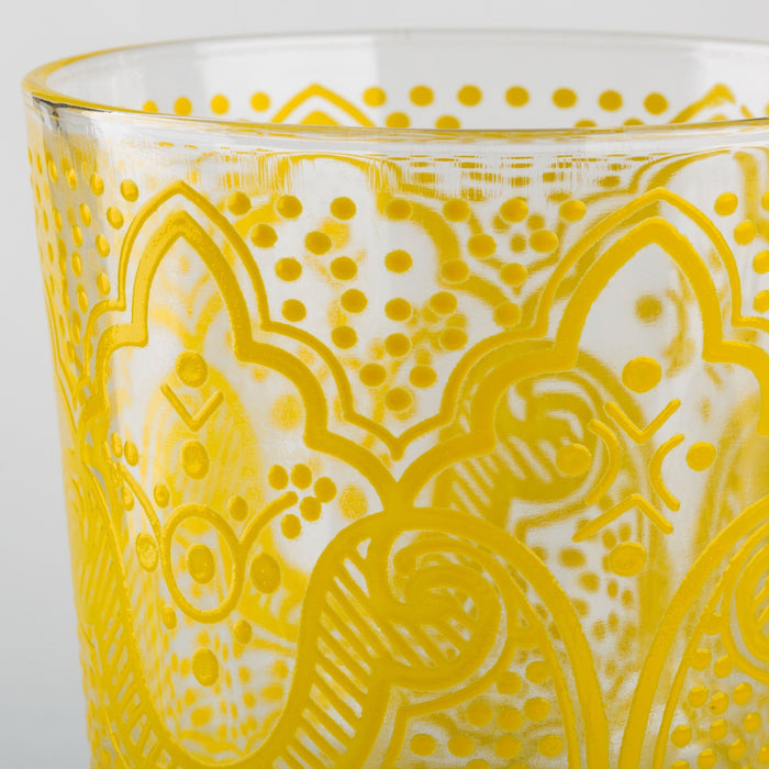 Yellow Chiba Moroccan Tea Glass