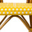 Yellow & White Mediterranean Bistro Chair (B)