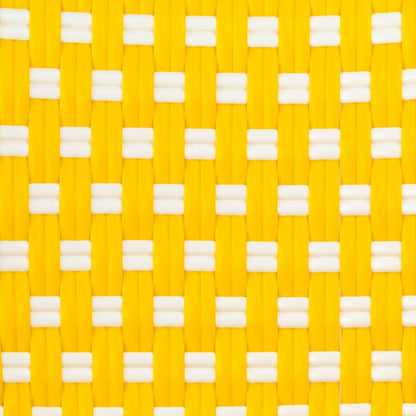 Yellow & White Mediterranean Bistro Chair (B)