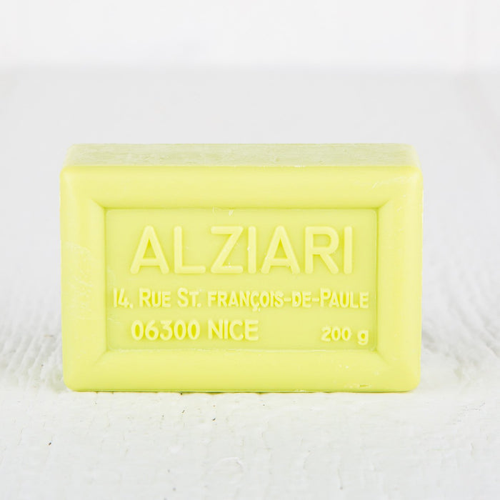 Alziari Olive Oil Verbena Scent Bar Soap 200g