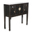 Black 6-Door Cabinet  