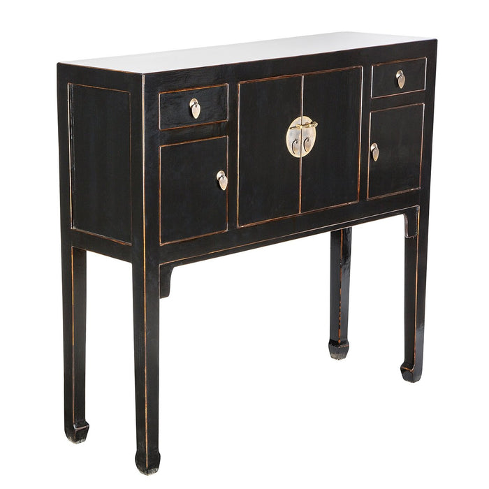 Black 6-Door Cabinet  