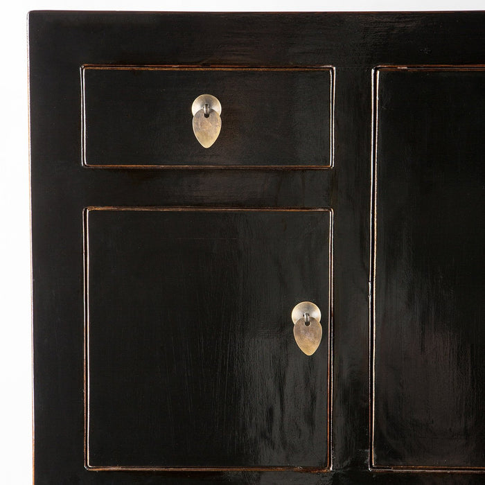 Black 6-Door Cabinet  