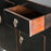 Black 6-Door Cabinet  