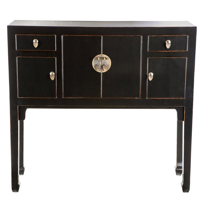 Black 6-Door Cabinet  