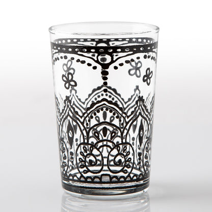 Black Armelle Moroccan Tea Glass