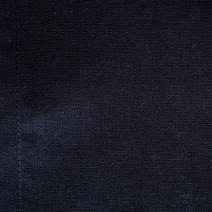 Black / Caviar Cotton Single Stitch Napkin (17")