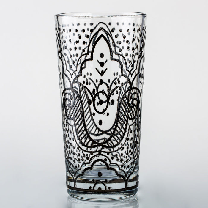 Black Chiba Moroccan Water Glass