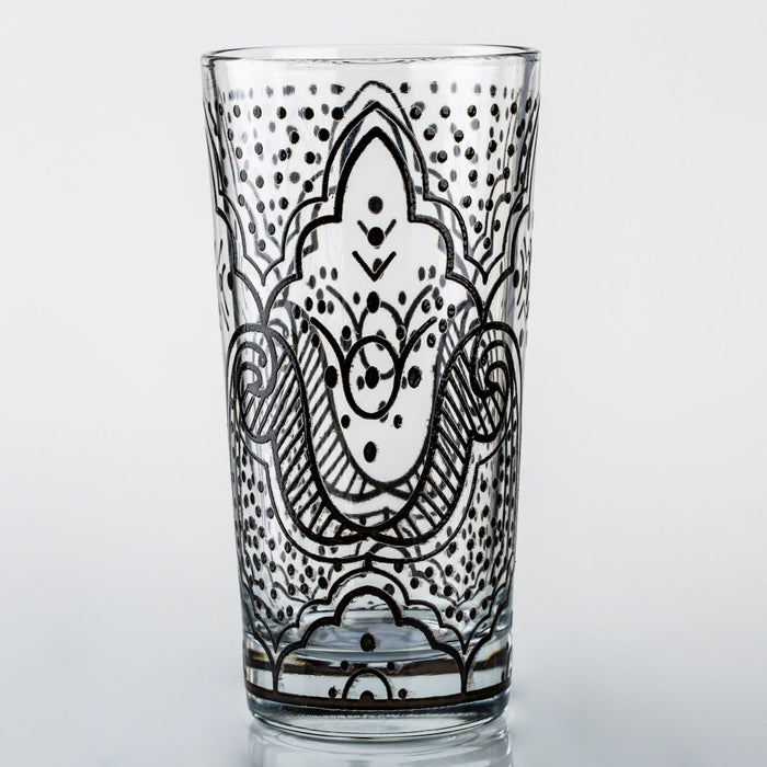 Black Chiba Moroccan Water Glass