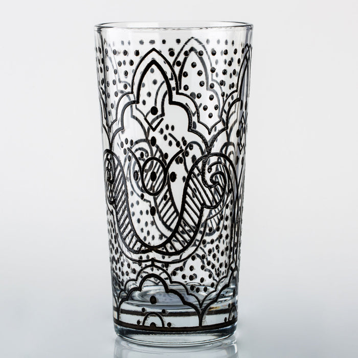 Black Chiba Moroccan Water Glass