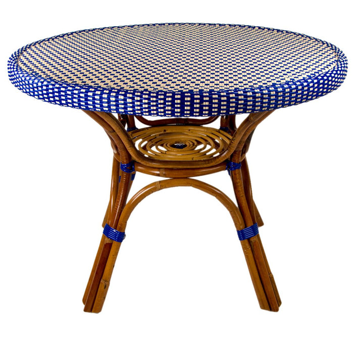 Blue & Cream Mediterranean Bistro Table (4 Seater)