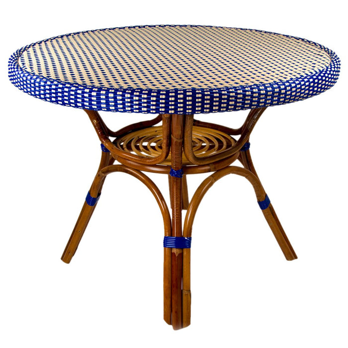 Blue & Cream Mediterranean Bistro Table (4 Seater)