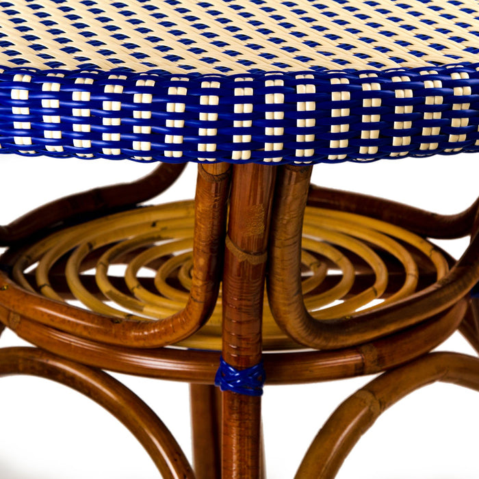 Blue & Cream Mediterranean Bistro Table (4 Seater)