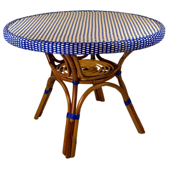 Blue & Cream Mediterranean Bistro Table (4 Seater)