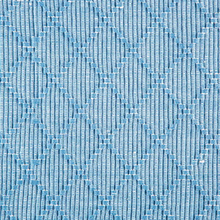 Blue & White Fill 100% Cotton Rep Weave Placemat (19.25" x 13")