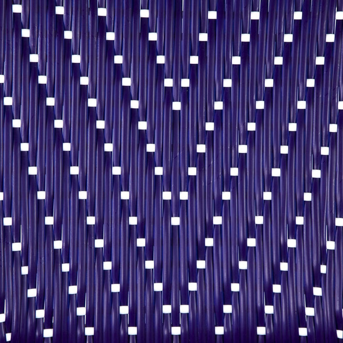 Dark Blue and White Mediterranean Bistro Chair (L)