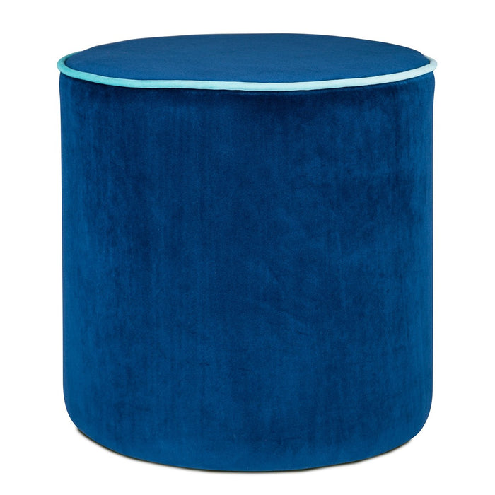 Blue Countra Pouf 