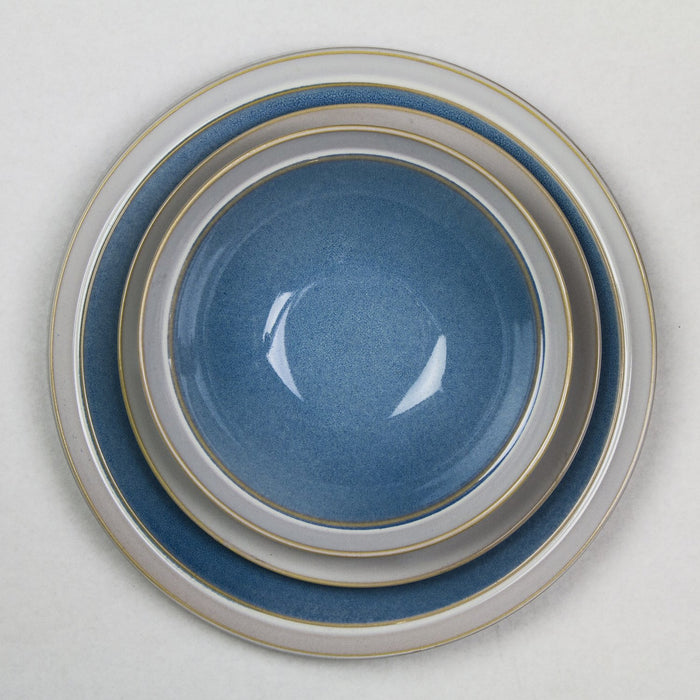 Blue Dune Dessert Plate