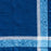 Blue Guardanapo 100% Linen Hemstitch Napkin (18")