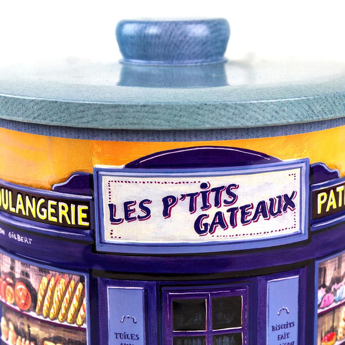 Blue Metal Biscuit Tin