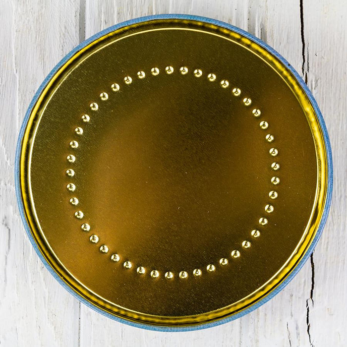 Blue Metal Biscuit Tin
