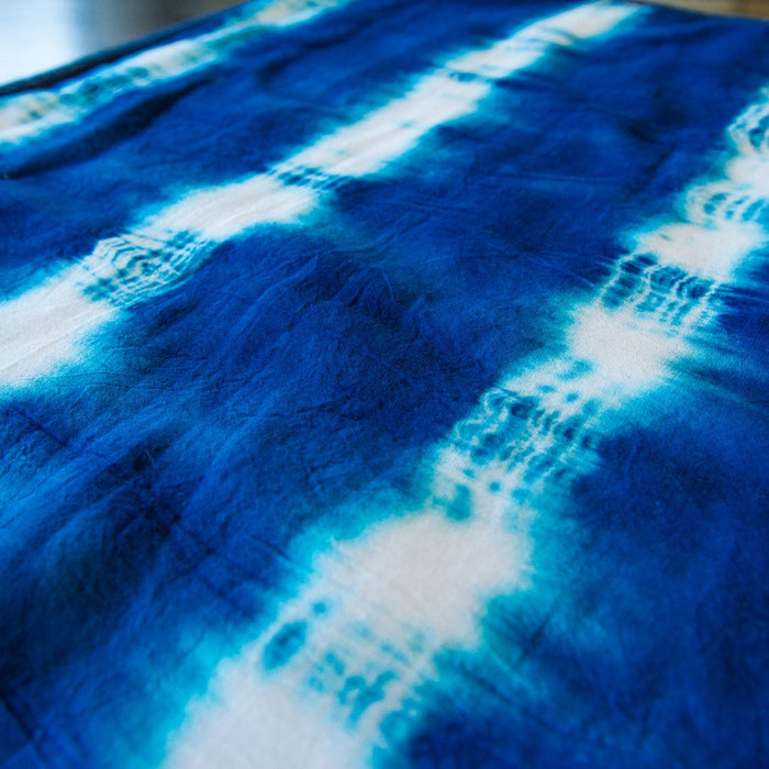 Blue Tie-Dyed Cotton Placemat (22.75" x 14.75")