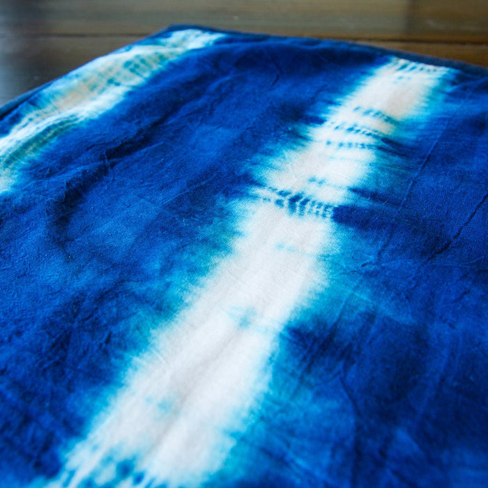 Blue Tie-Dyed Cotton Placemat (22.75" x 14.75")