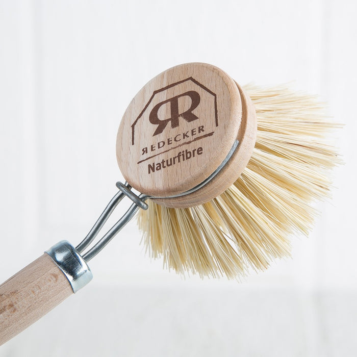 Boar Hair Dishwashing Brush (White)