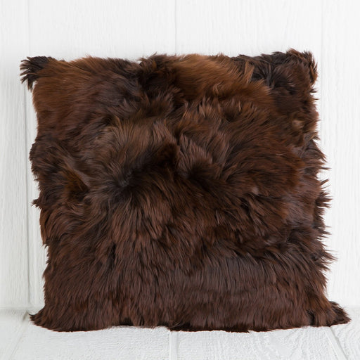 Brown Alpaca Pillow