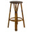 Brown & Cream Bar Height Mediterranean Bistro Bar Stool (29" h) (D)